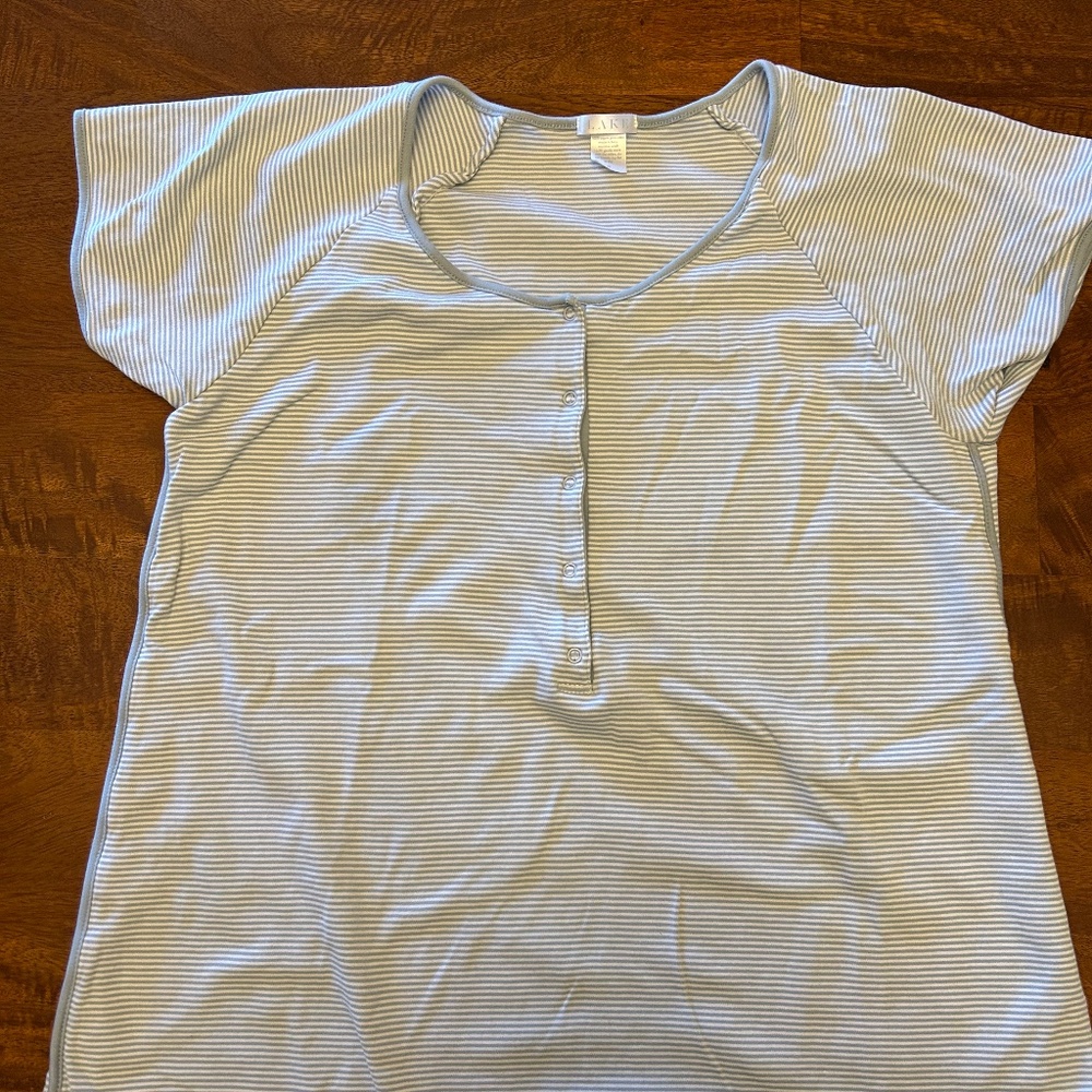 LAKE Pajamas Pima Cotton Maternity Night gown